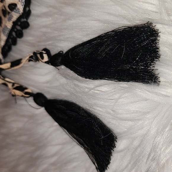 Tinibikini Leopard Print Bikini Coverup Shorts in Excellent Condition, Size L - Picture 10 of 10